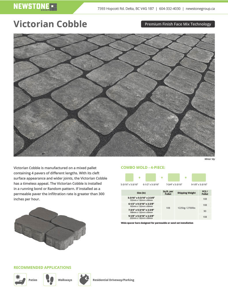 NEWSTONE - VICTORIAN COBBLE