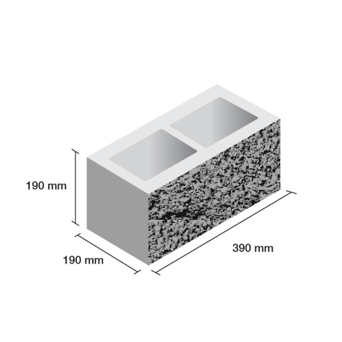 BASALITE - SPLITFACE CONCRETE BLOCK – Bricks n Blocks