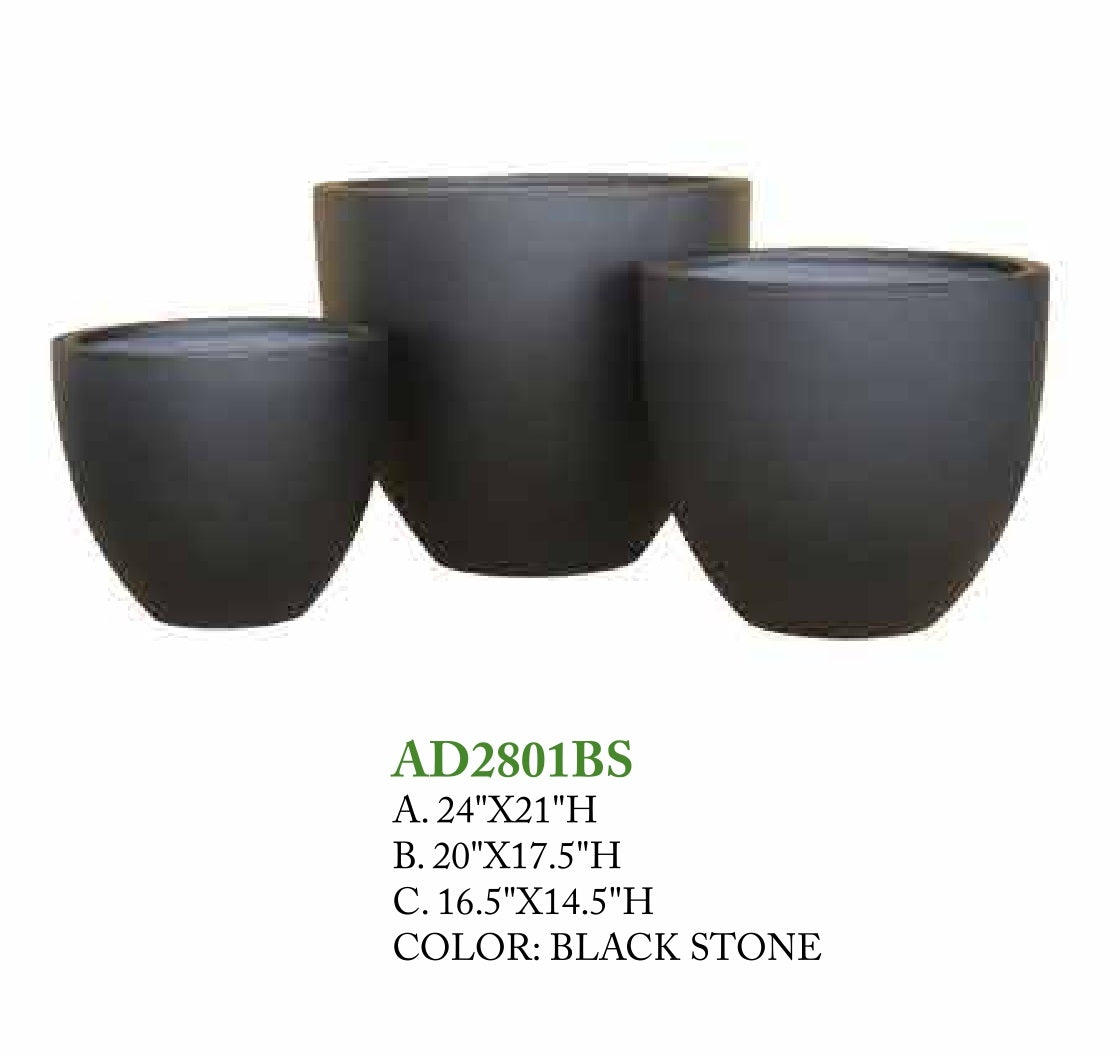 FICONSTONE COLLECTION - ROUND AD2801 BLACKSTONE